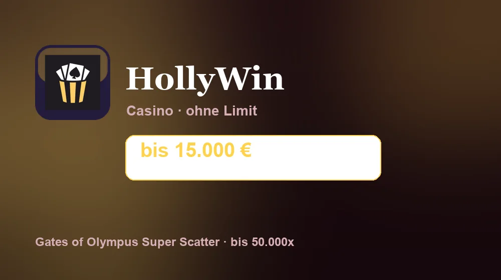 Screenshot von HollyWin Casino